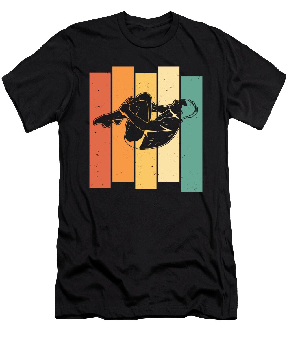3 Retro Platform Diver Vintage Springboard Diving Crazy Squirrel T-Shirt
