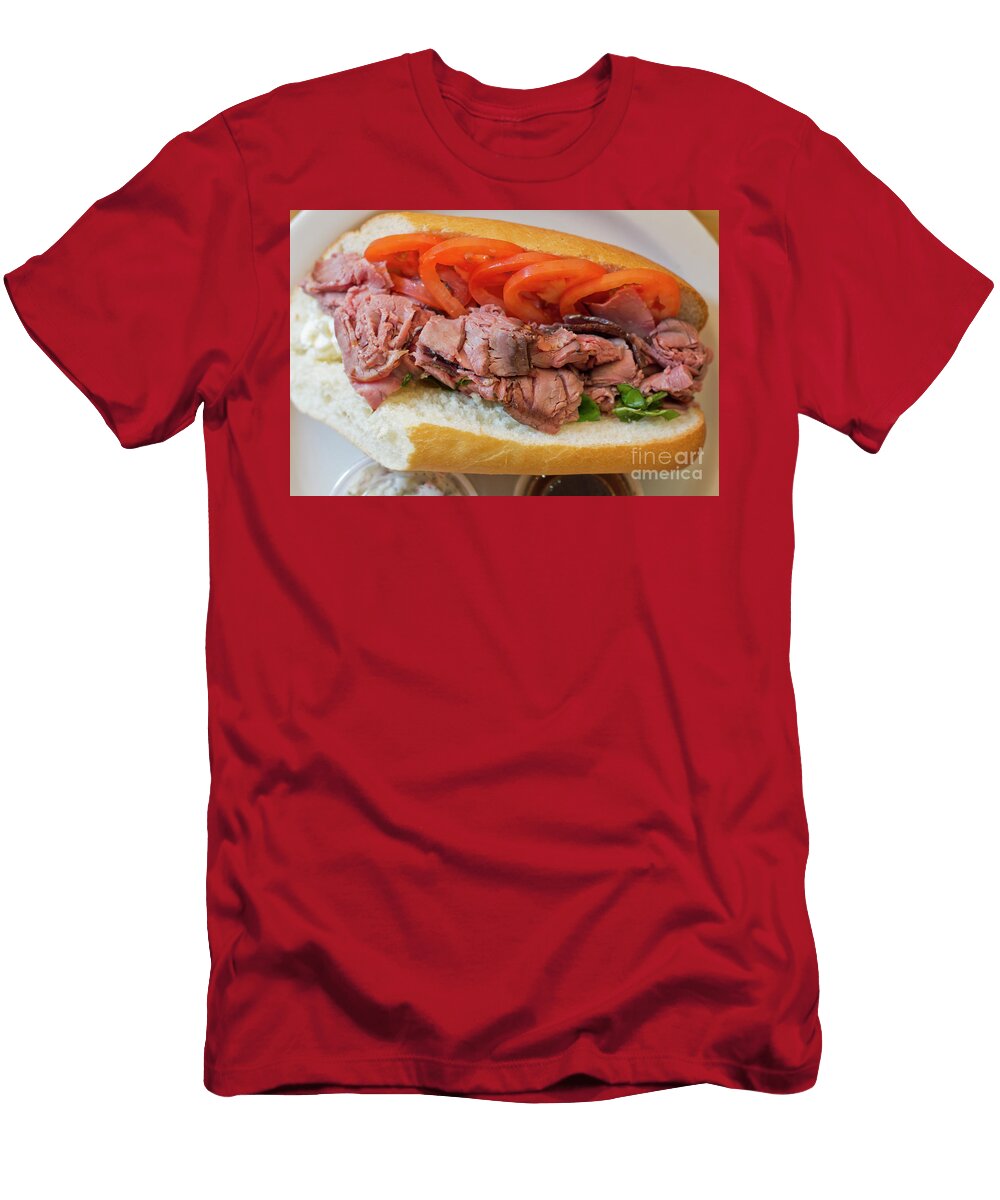3 Roast Beef Sub Sandwich Ezume Images T-Shirt