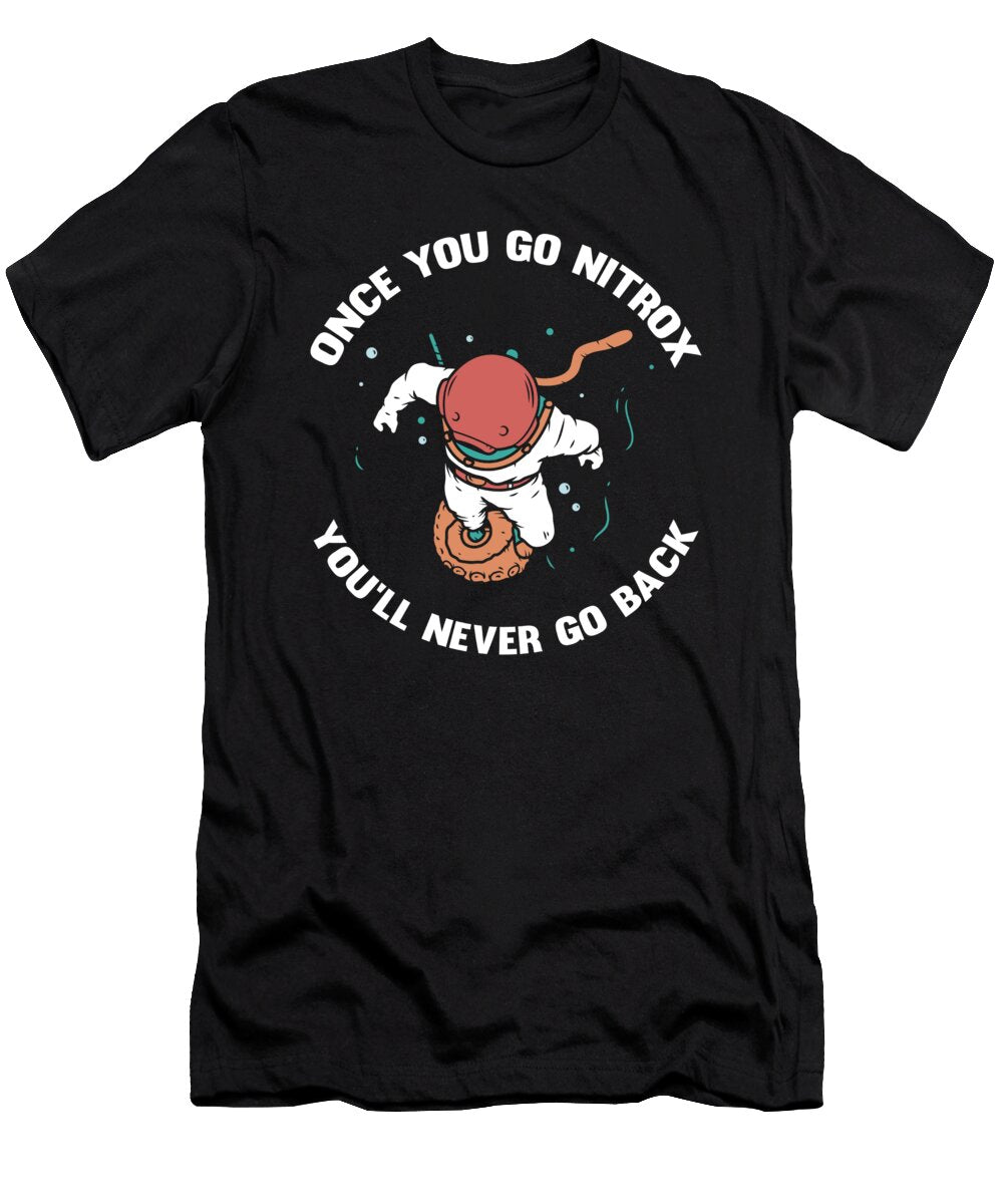 3 Scuba Diving Diver Crazy Squirrel T-Shirt