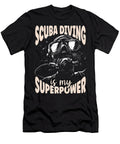 3 Scuba Diving Is My Superpower Vintage Diver Dive Ocean Life Grover Mcclure T-Shirt