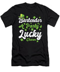 3 St Patricks Day Shamrock Clover Bartender Lucky Charm Toms Store T-Shirt