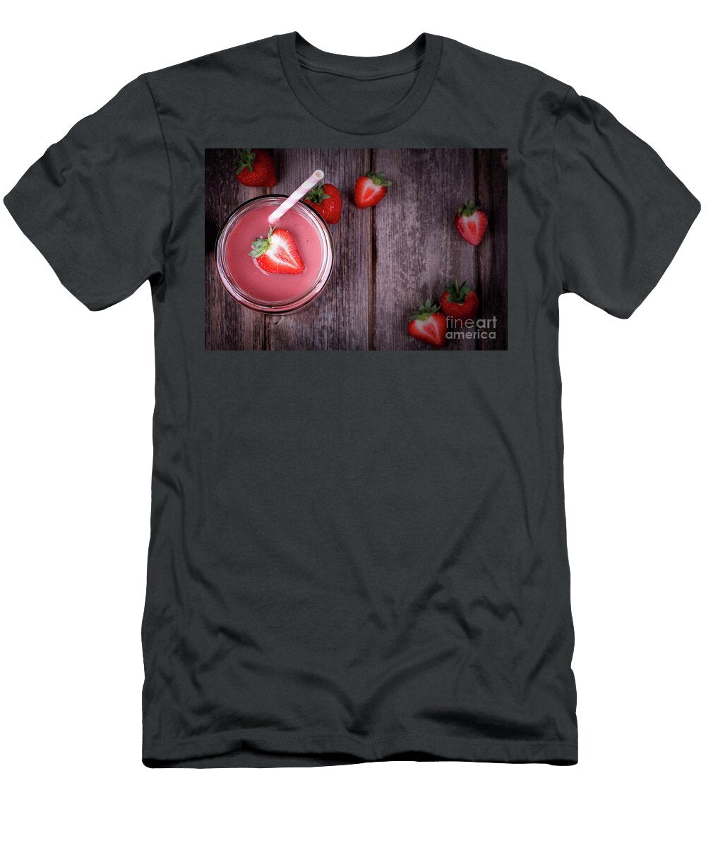 3 Strawberry Smoothie Jane Rix T-Shirt
