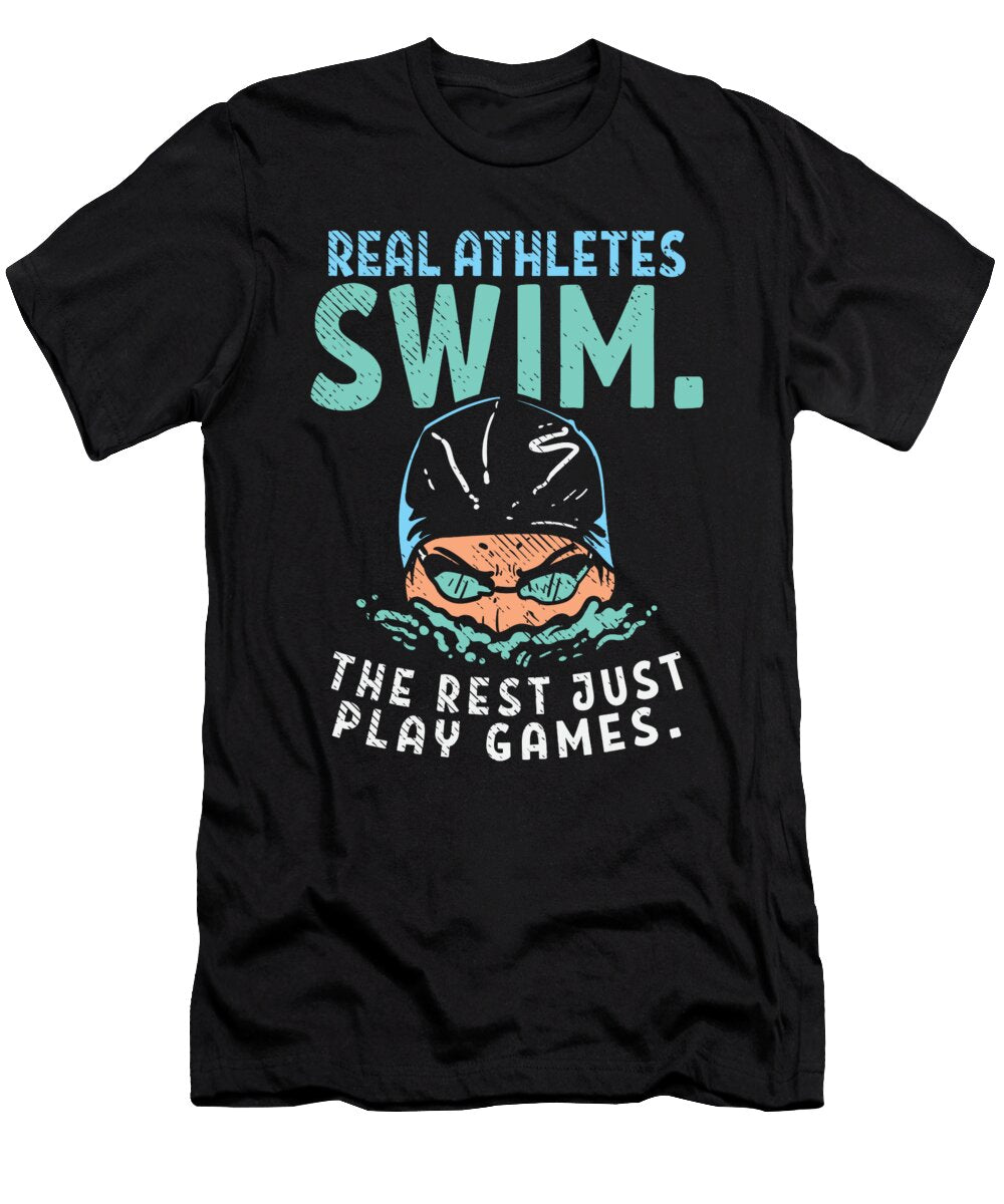 3 Swimmer Sports Scuba Diving Swimming Toms Store T-Shirt