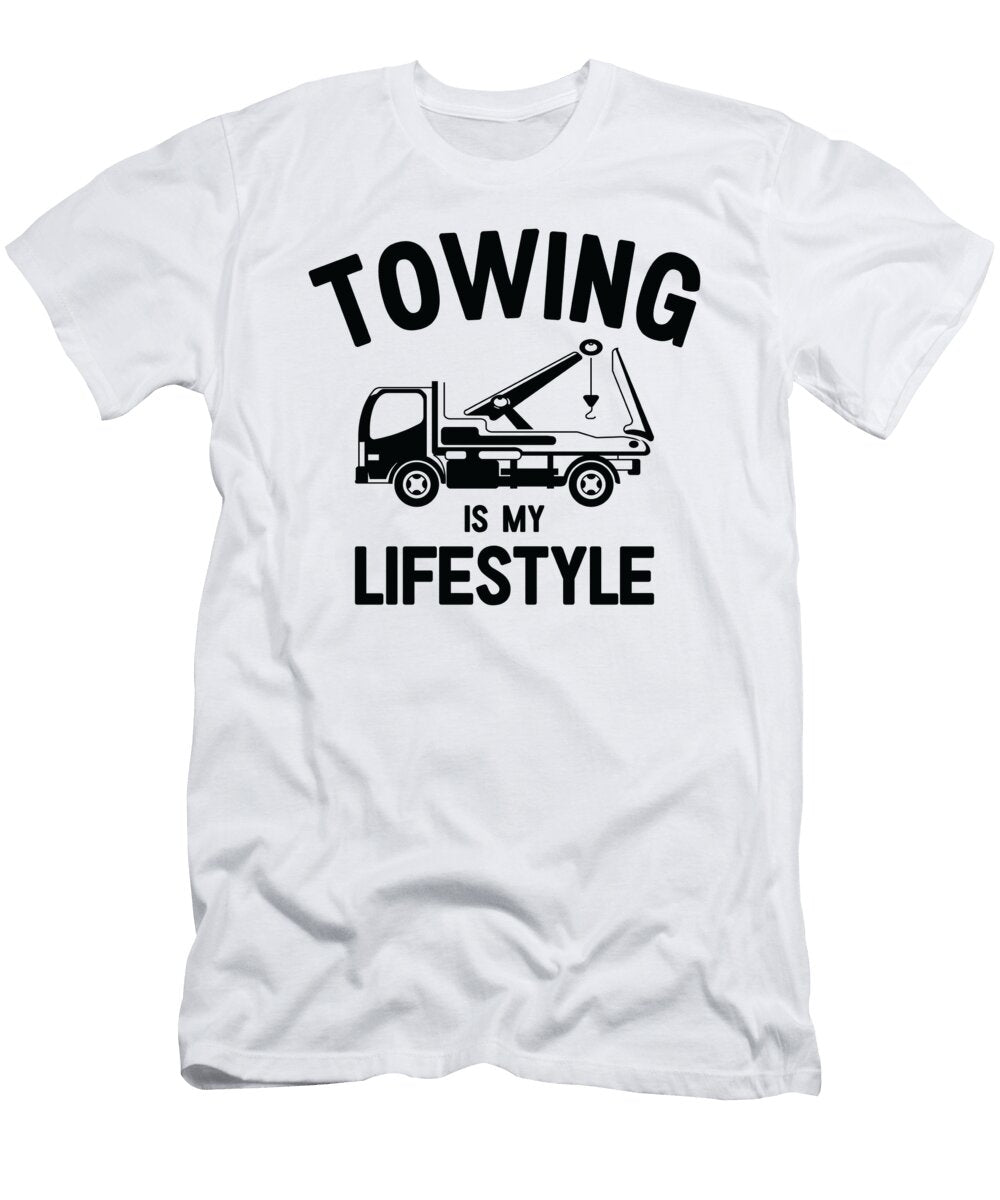 3 Tow Truck Operator Lifestyle Towing Trucker Drivers Toms Store T-Shirt