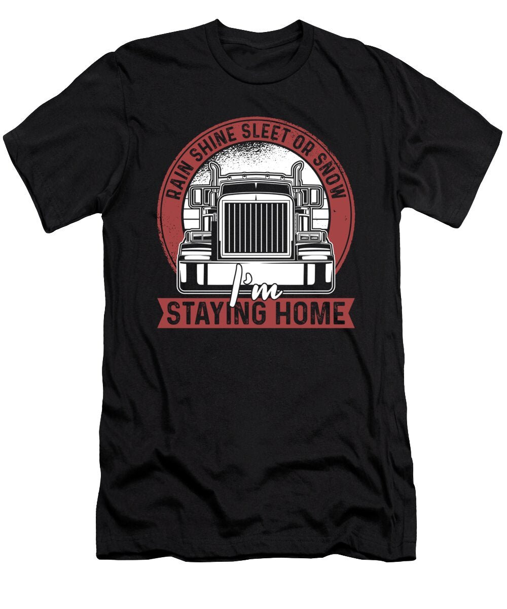 3 Truck Driver Trucking Big Rig Retired Trucker Crazy Squirrel T-Shirt