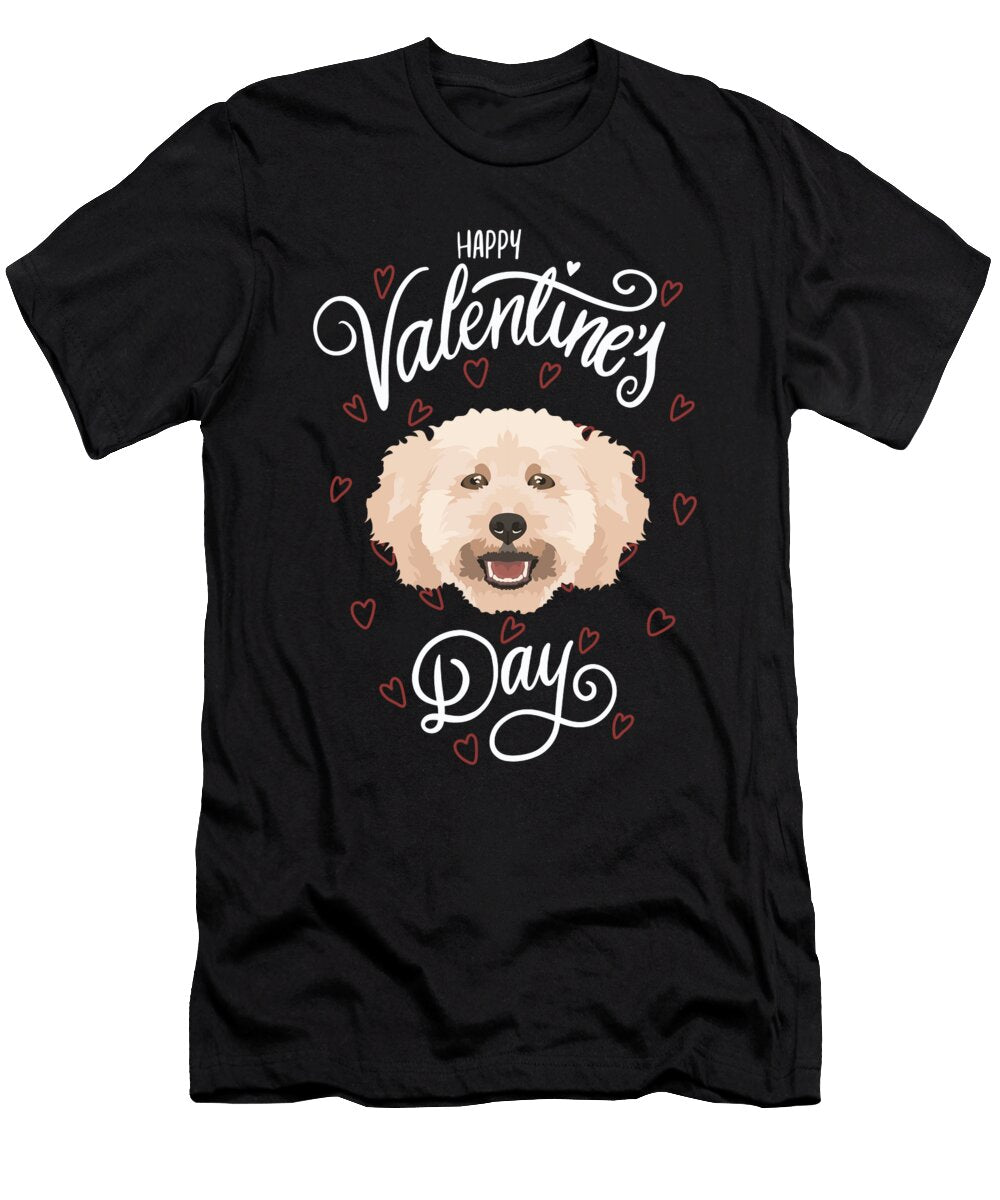 3 Valentines Day Poodle Greenoptix T-Shirt