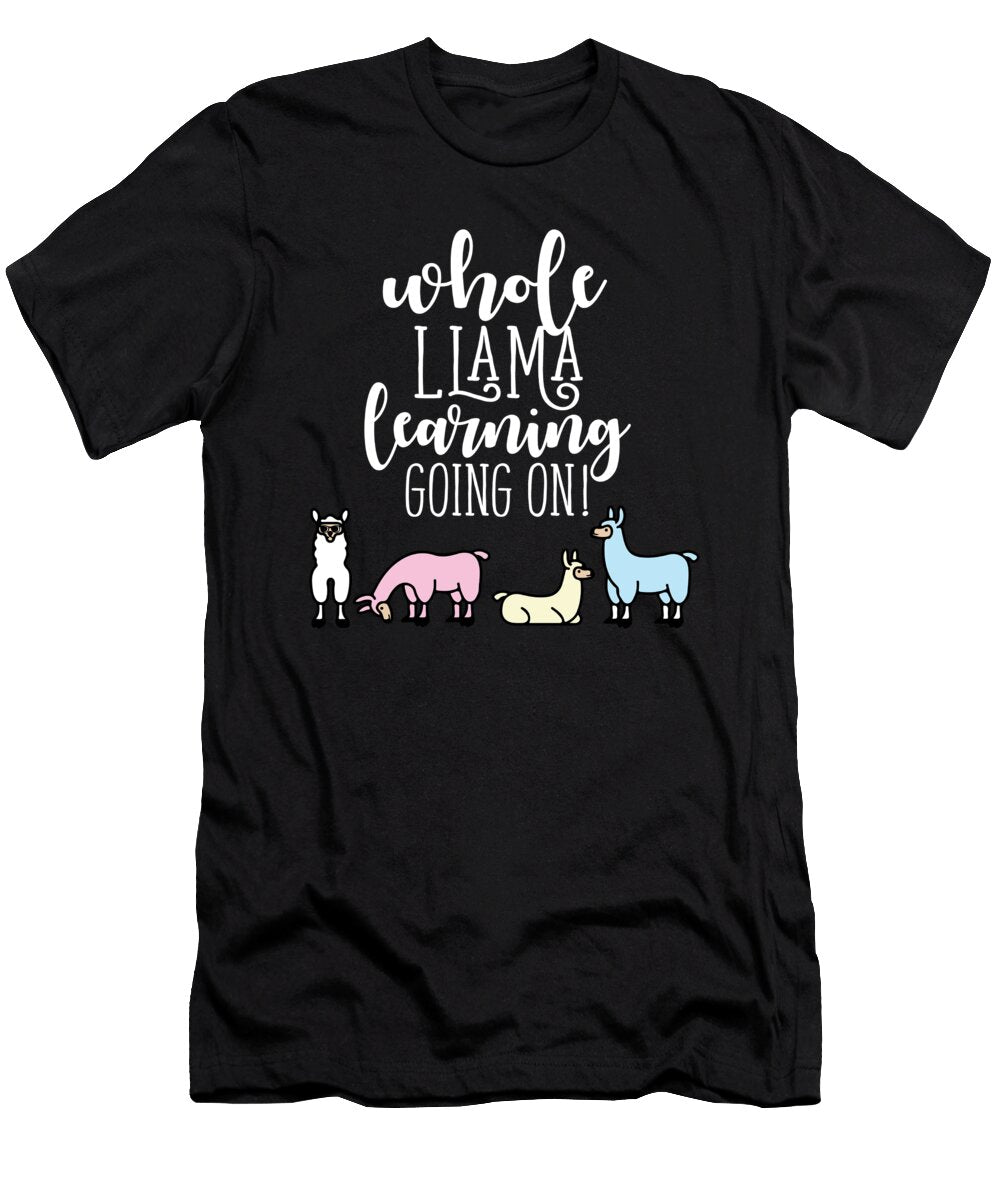 3 Whole Llama Learning Teacher Student Gift Idea Haselshirt T-Shirt