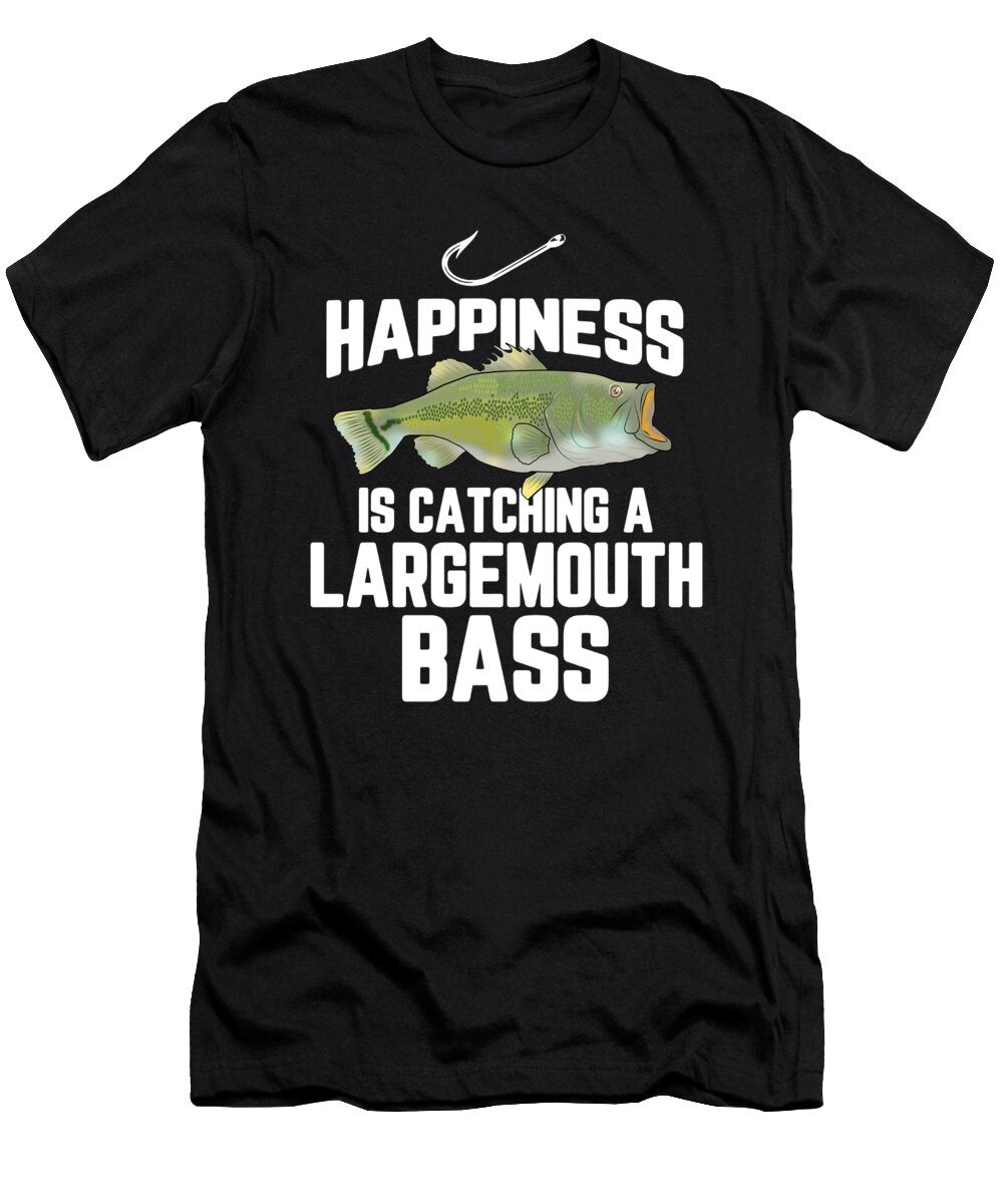 30 Funny Largemouth Bass Fishing Freshwater Fish Gift Muc Designs T-Shirt