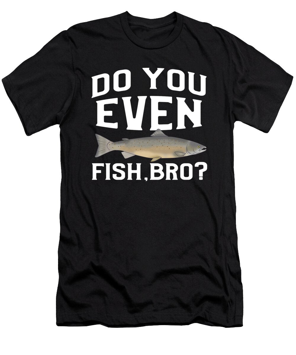 30 Funny Salmon Fishing Freshwater Fish Lake Gift Muc Designs T-Shirt