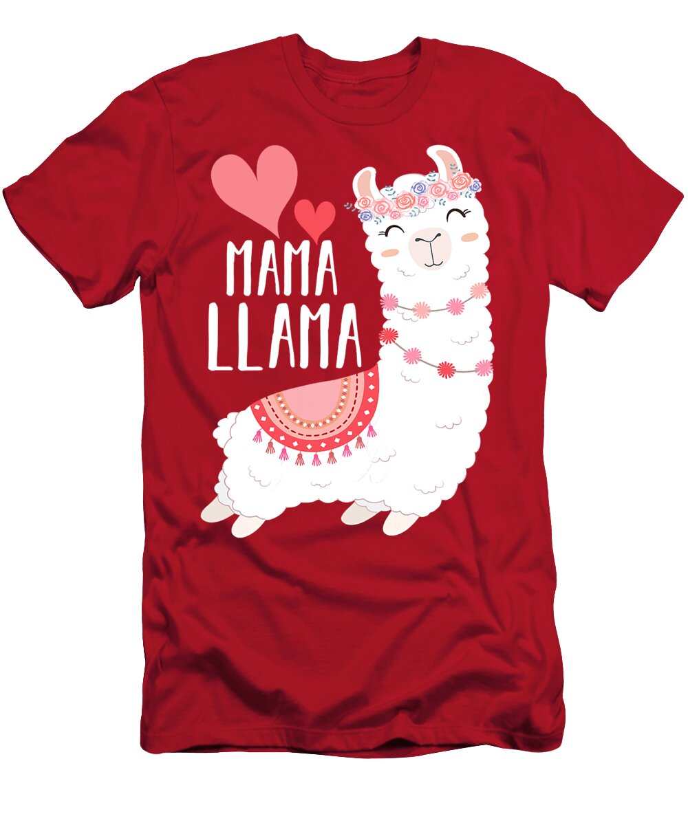 30 Llama Alpaca Alpacas Camelid Camel Cute Funny Llama Art Drama Animal Lover No Prob Grover Mcclure T-Shirt