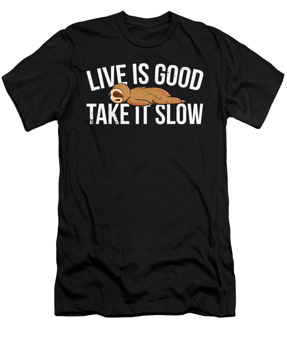 31 Cute Sloth Lazy Office Worker Working Sloth Statement Chill Toms Store T-Shirt
