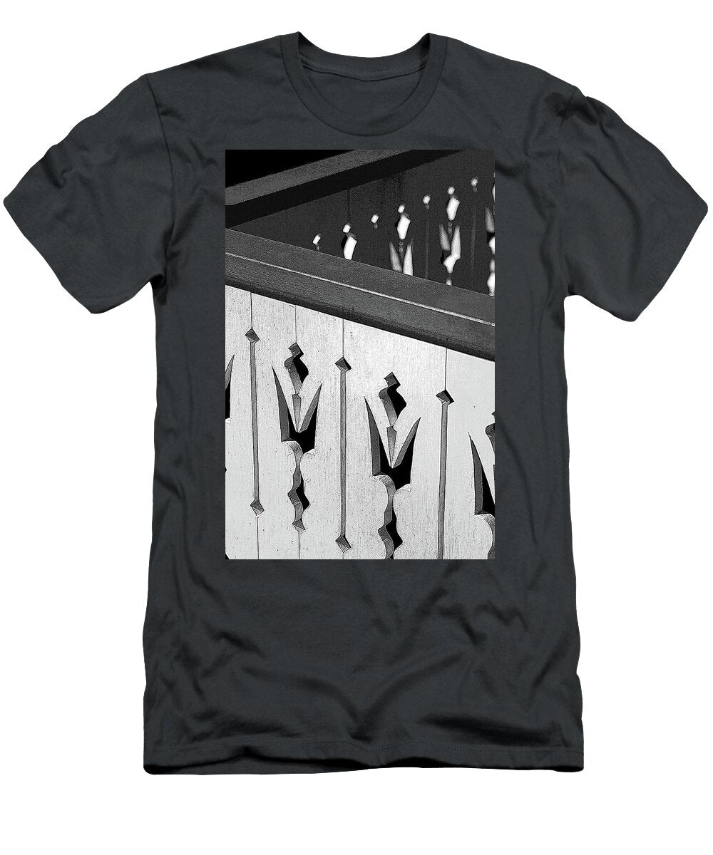 32 Architecture Marthas Vineyard Gingerbread House Carpenters Gothic Wooden House Trim James W Hawk T-Shirt