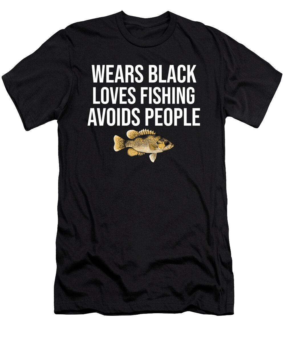 32 Funny Rock Bass Fishing Freshwater Fish Lake Gift Muc Designs T-Shirt