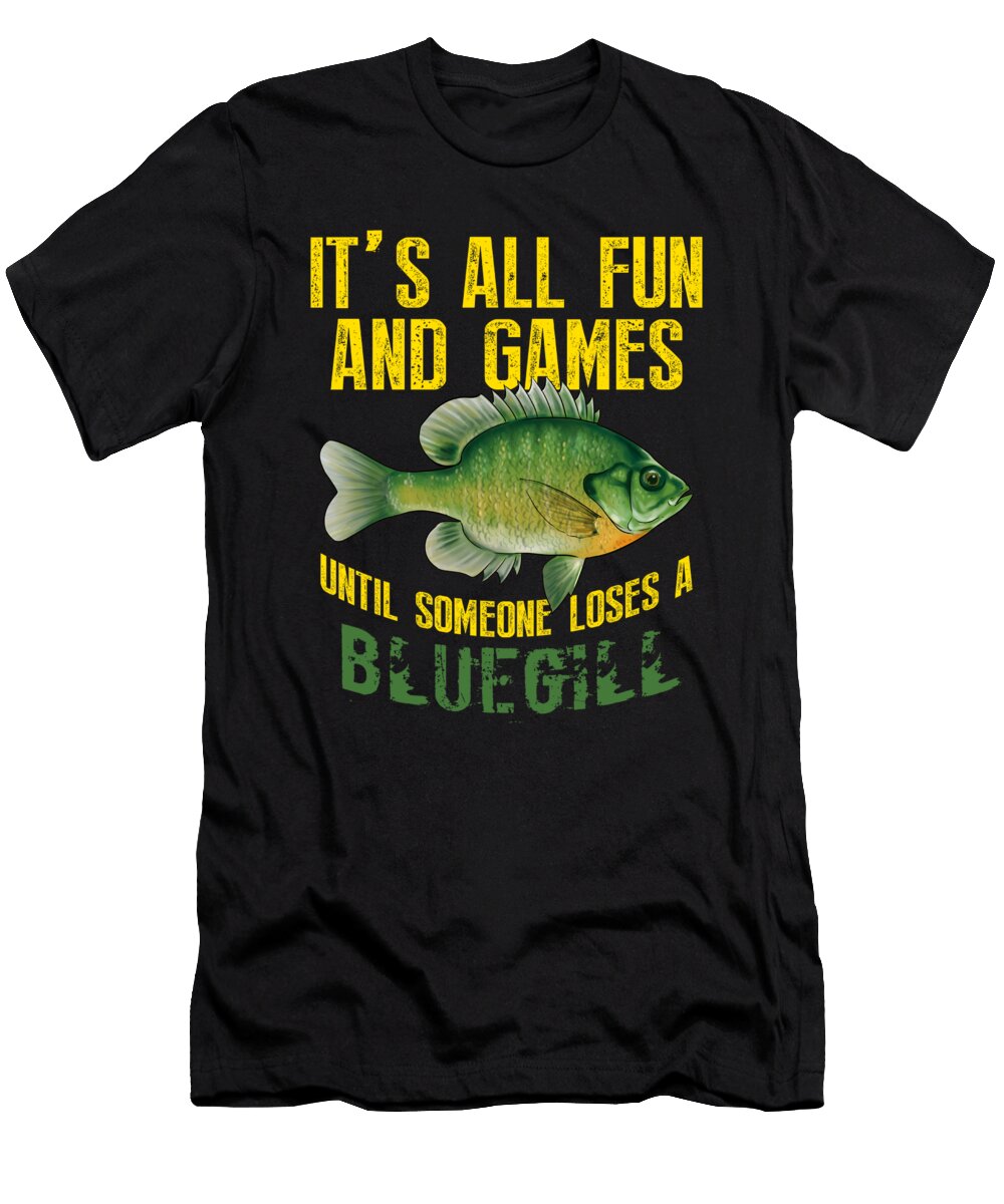 33 Funny Bluegill Brim Fishing Freshwater Fish Gift Muc Designs T-Shirt