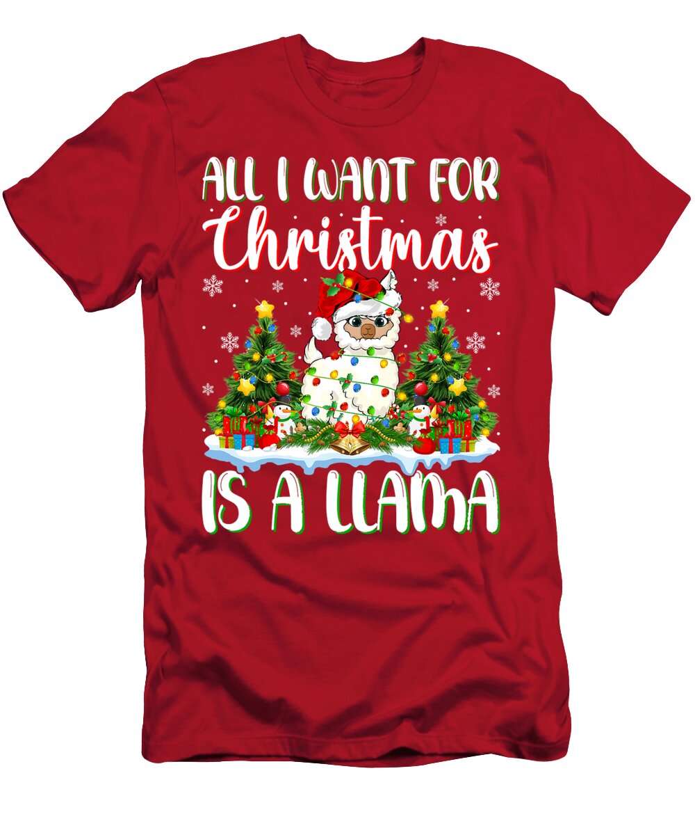 34 Llama Alpaca Alpacas Camelid Camel Cute Funny Llama Art Drama Animal Lover No Prob Grover Mcclure T-Shirt