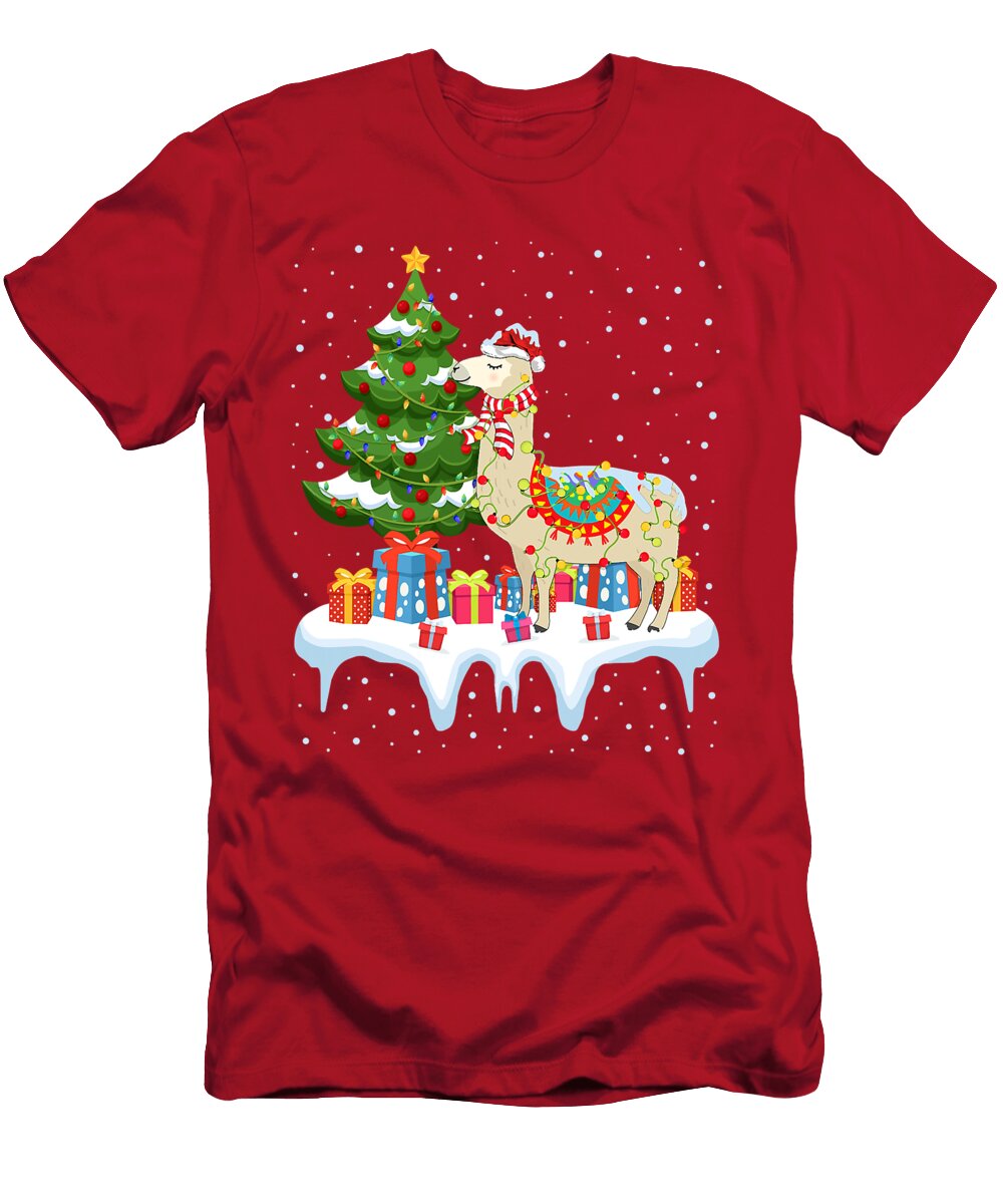 35 Llama Alpaca Alpacas Camelid Camel Cute Funny Llama Art Drama Animal Lover No Prob Grover Mcclure T-Shirt