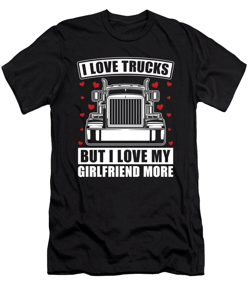 35 Truck Driver Trucking Trucker Crazy Squirrel T-Shirt