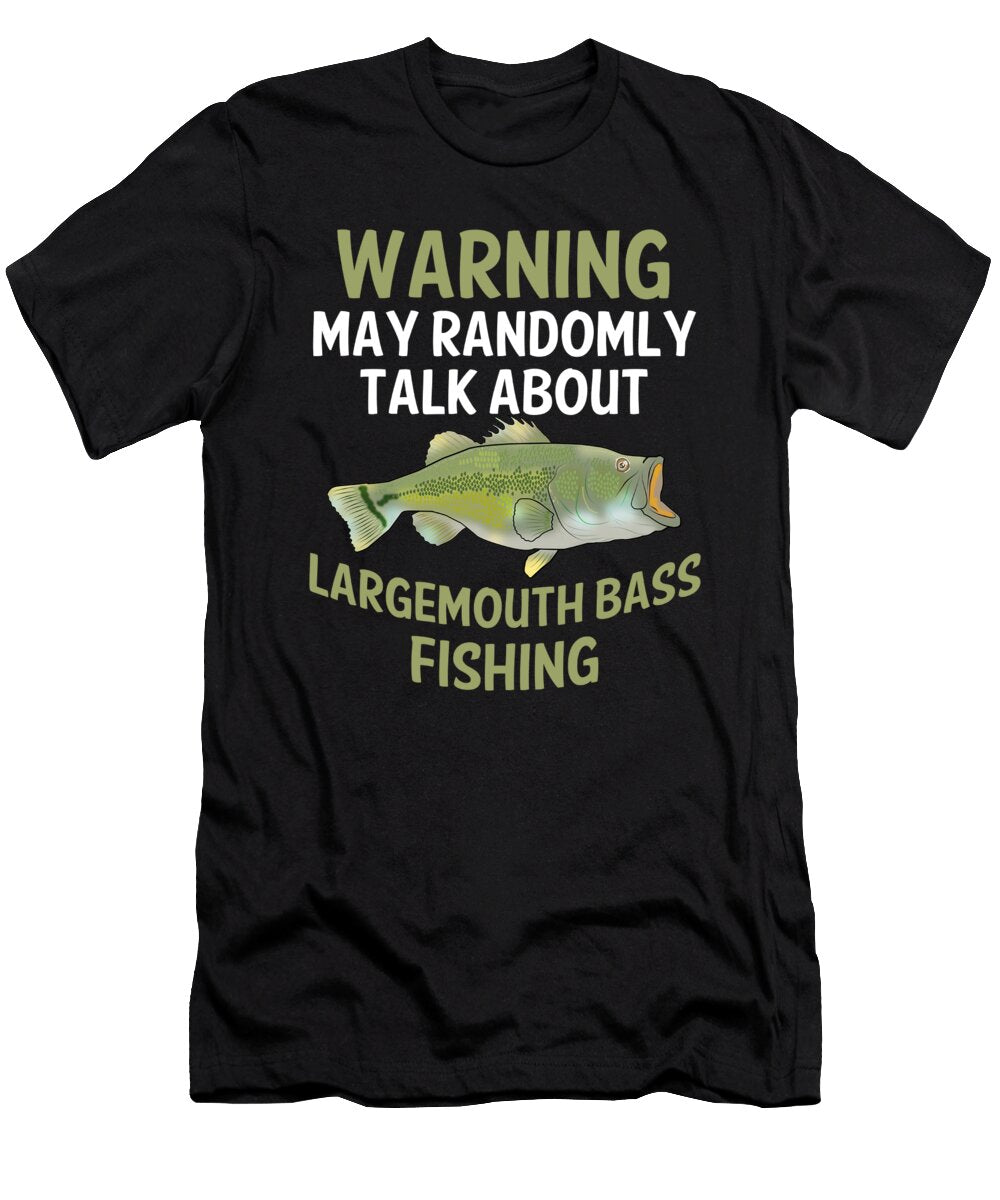 37 Funny Largemouth Bass Fishing Freshwater Fish Gift Muc Designs T-Shirt