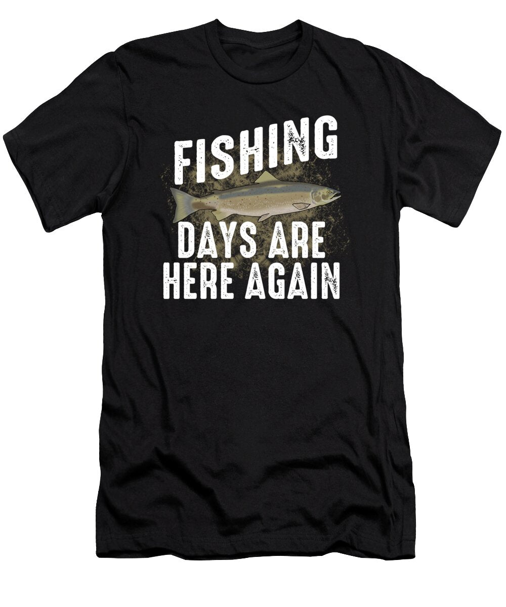 37 Funny Salmon Fishing Freshwater Fish Lake Gift Muc Designs T-Shirt
