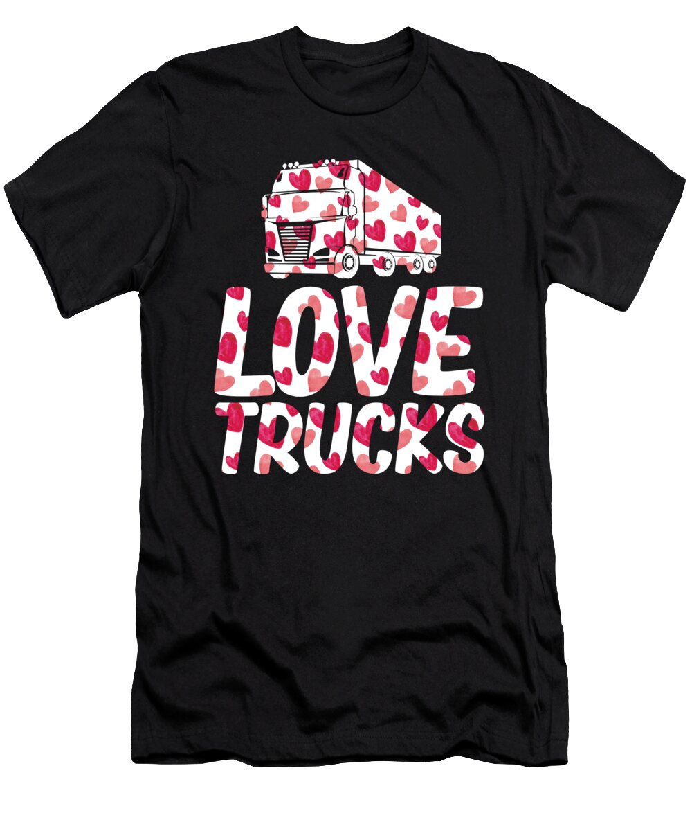 37 Truck Driver Trucking Trucker Crazy Squirrel T-Shirt