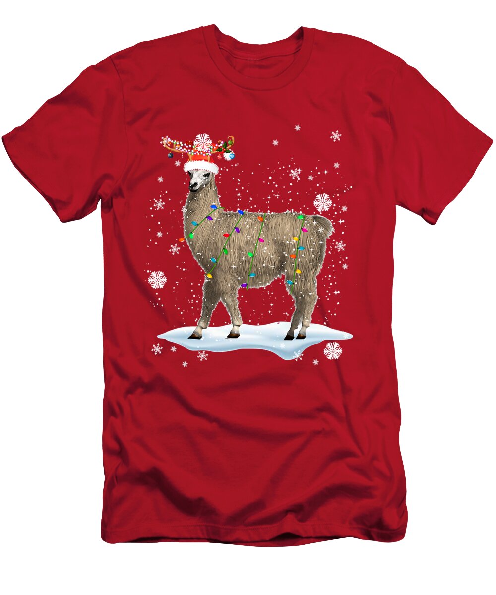 39 Llama Alpaca Alpacas Camelid Camel Cute Funny Llama Art Drama Animal Lover No Prob Grover Mcclure T-Shirt