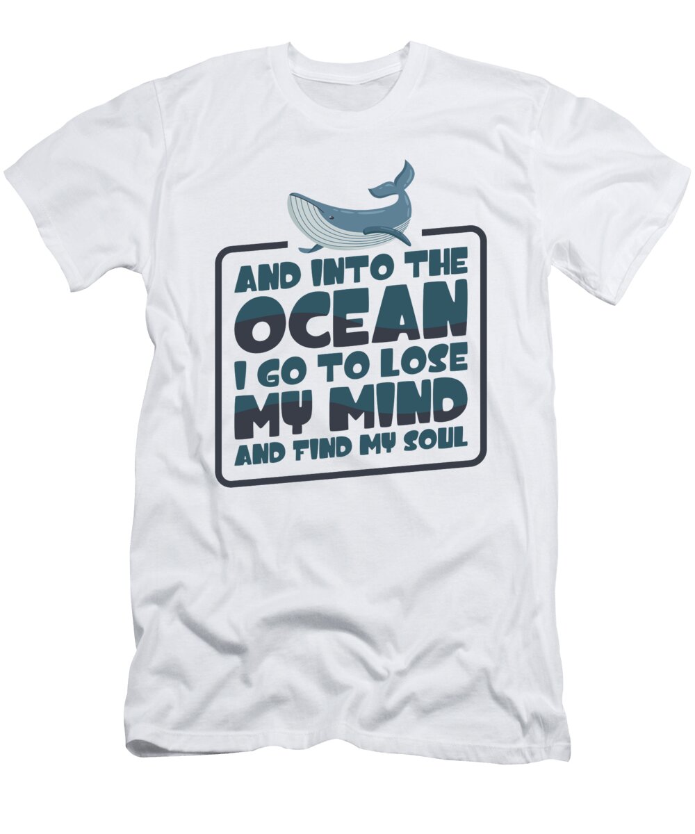 4 and Into the Ocean Scuba Diver Marine Life Diving Toms Store T-Shirt