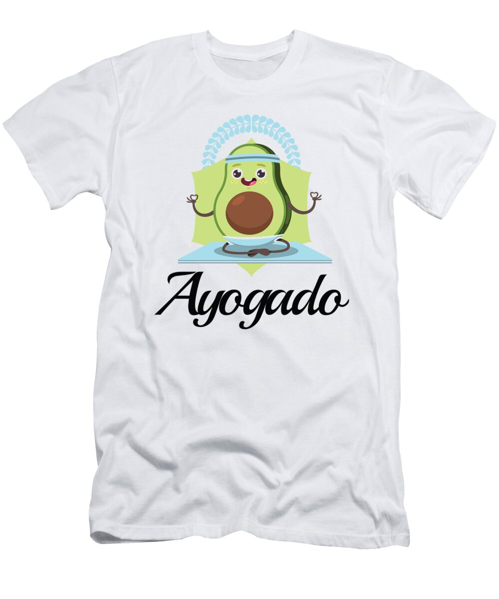 4 Ayogado Yoga Avocado Mister T-Shirt