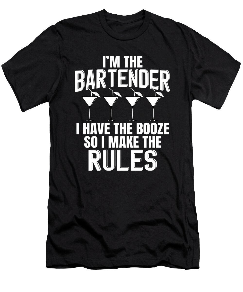 4 Bartender Barmaid Cocktail Occupation Bar Pub Gift Muc Designs T-Shirt