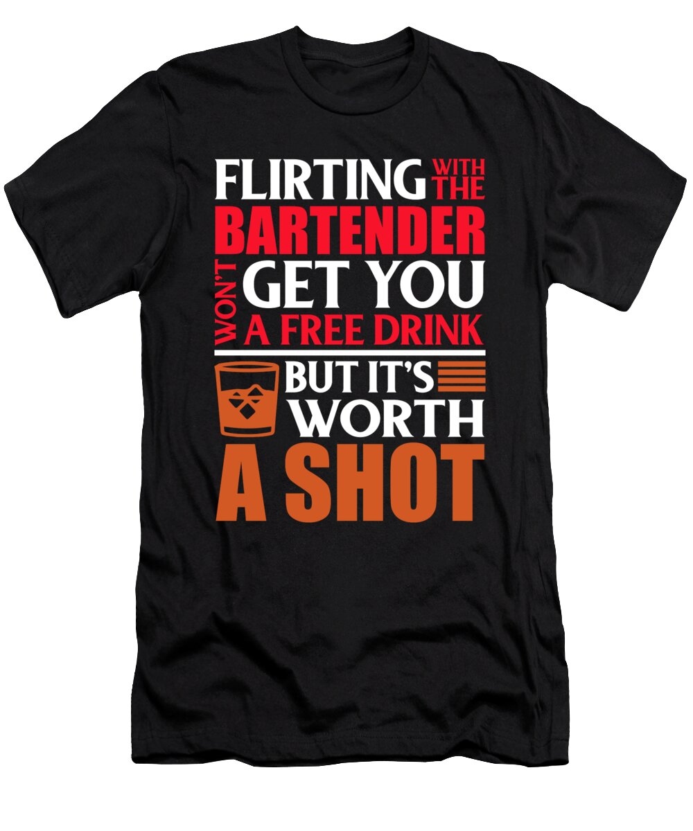 4 Bartender Barmaid Mixologist Barkeeper Bar Pub Gift Muc Designs T-Shirt