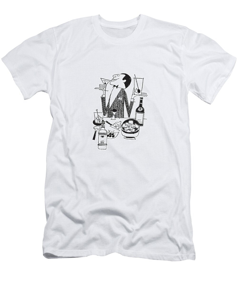 4 Bartender Csa Images T-Shirt