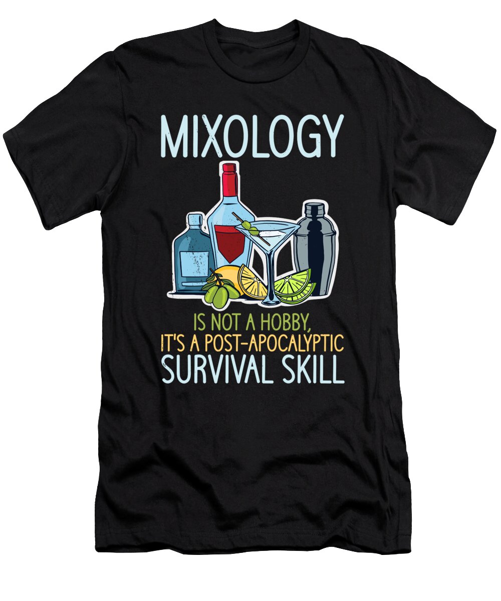 4 Bartender Mixologist Cocktails Bar Drinks Toms Store T-Shirt