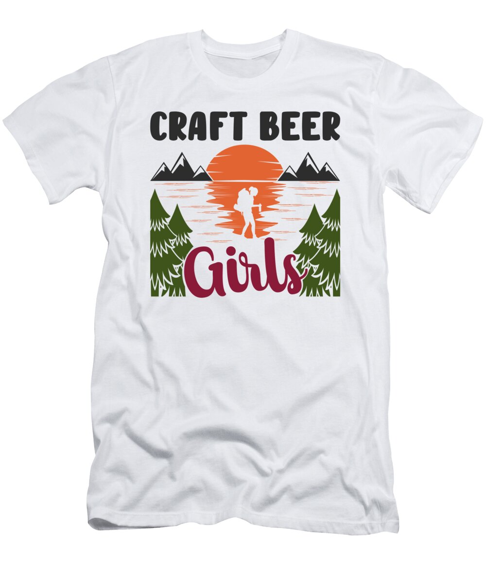 4 Beer Lover Girl Woman Craft Brewery Craft Beers Toms Store T-Shirt