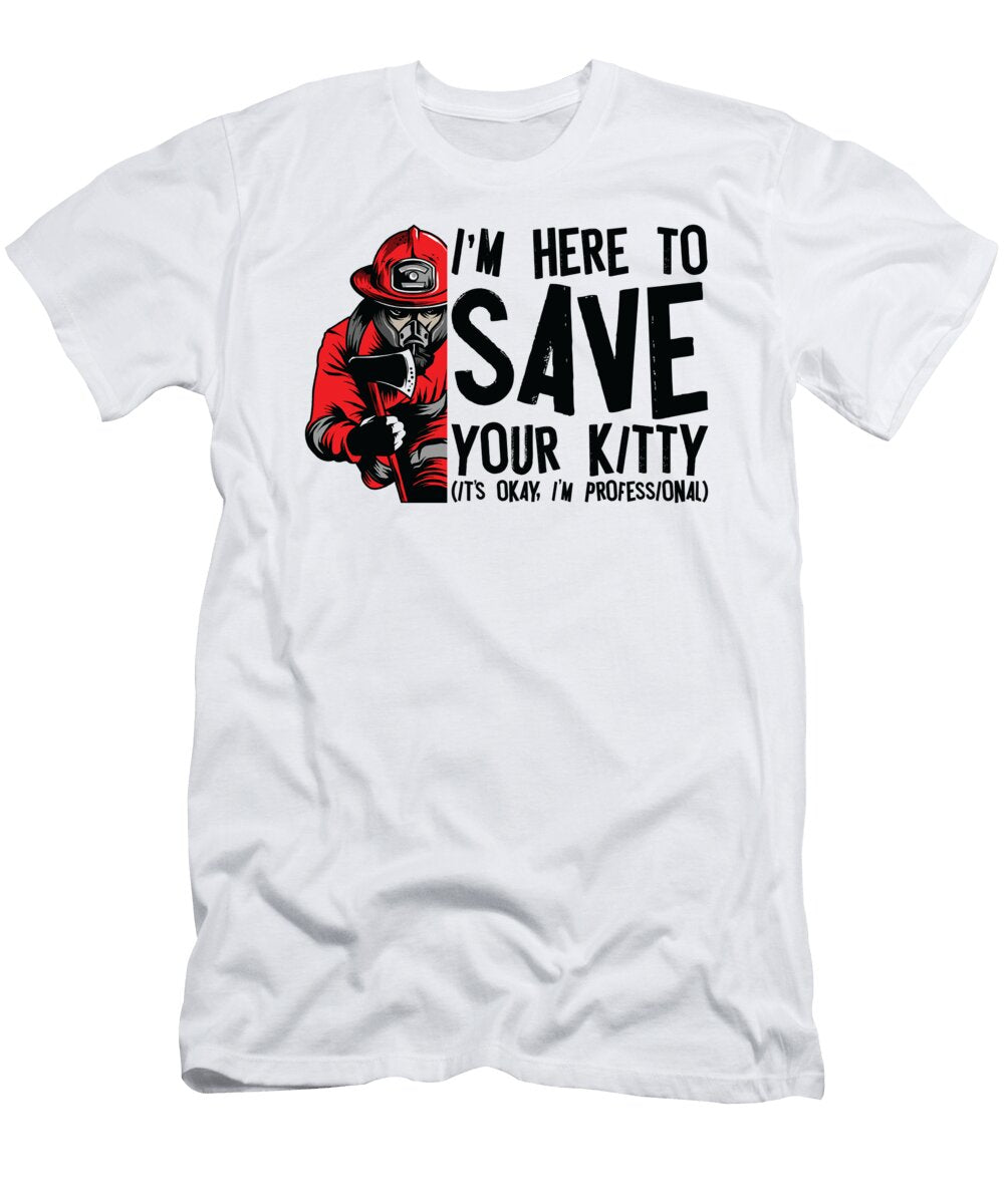 4 Cat Firefighting Professional Rescue Toms Store T-Shirt