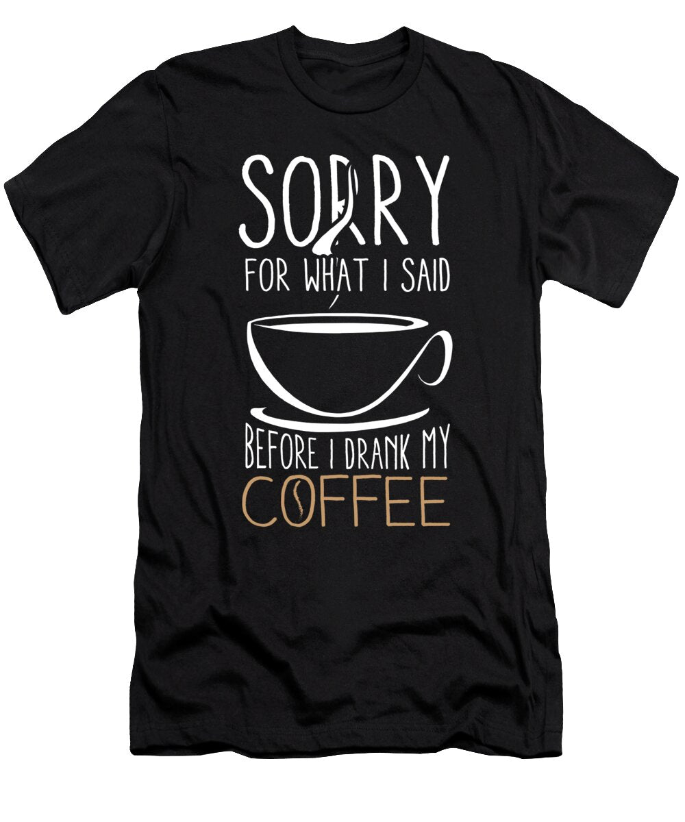 4 Coffee Bean Coffee Shop Coffee Break Barista Gift Muc Designs T-Shirt