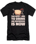 4 Coffee Espresso Beans Barista Espresso Crazy Squirrel T-Shirt