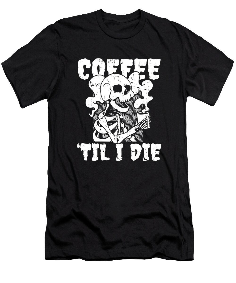4 Coffee Halloween Crazy Squirrel T-Shirt