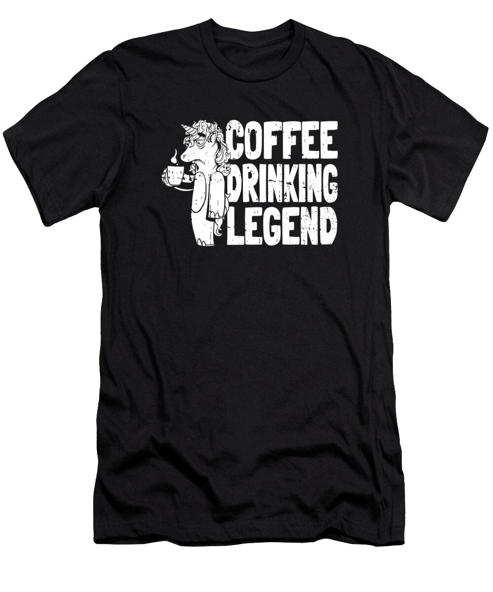 4 Coffee Unicorn Crazy Squirrel T-Shirt