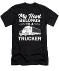 4 Cool Truckers Wife Gift for Women Funny Truck Driver Girl Julien T-Shirt