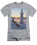 4 Dogsledding Through the Forest Johnathan Ampersand Esper T-Shirt