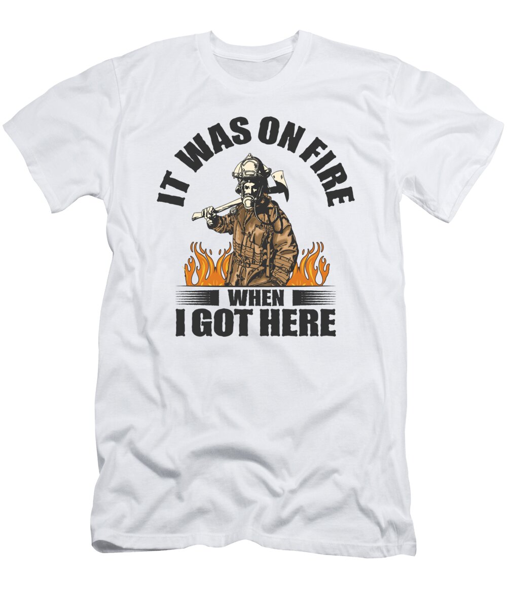 4 Firefighter Fire Pun Firefighting Rescue Toms Store T-Shirt