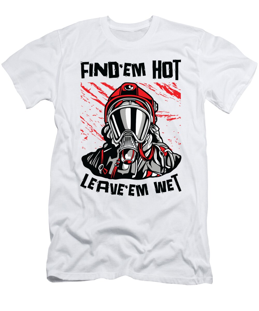 4 Firefighter Rescuer Helmet Firefighting Toms Store T-Shirt
