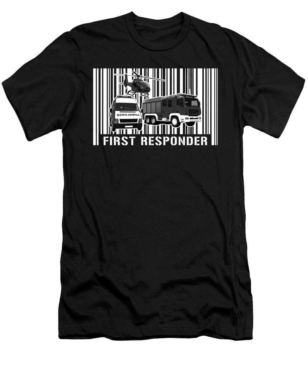 4 First Responder Crazy Squirrel T-Shirt