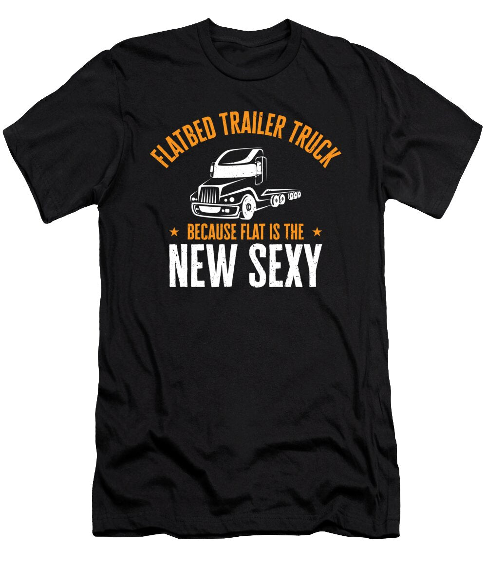 4 Flatbed Trucker Truck Driver Toms Store T-Shirt