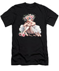 4 Floral Ballerina Girl Dancing Ballet Watercolor Heidi Joyce T-Shirt