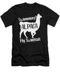 4 Funny Alpacas Swimmer Swimming Pool Alpaca Lover Swim Toms Store T-Shirt