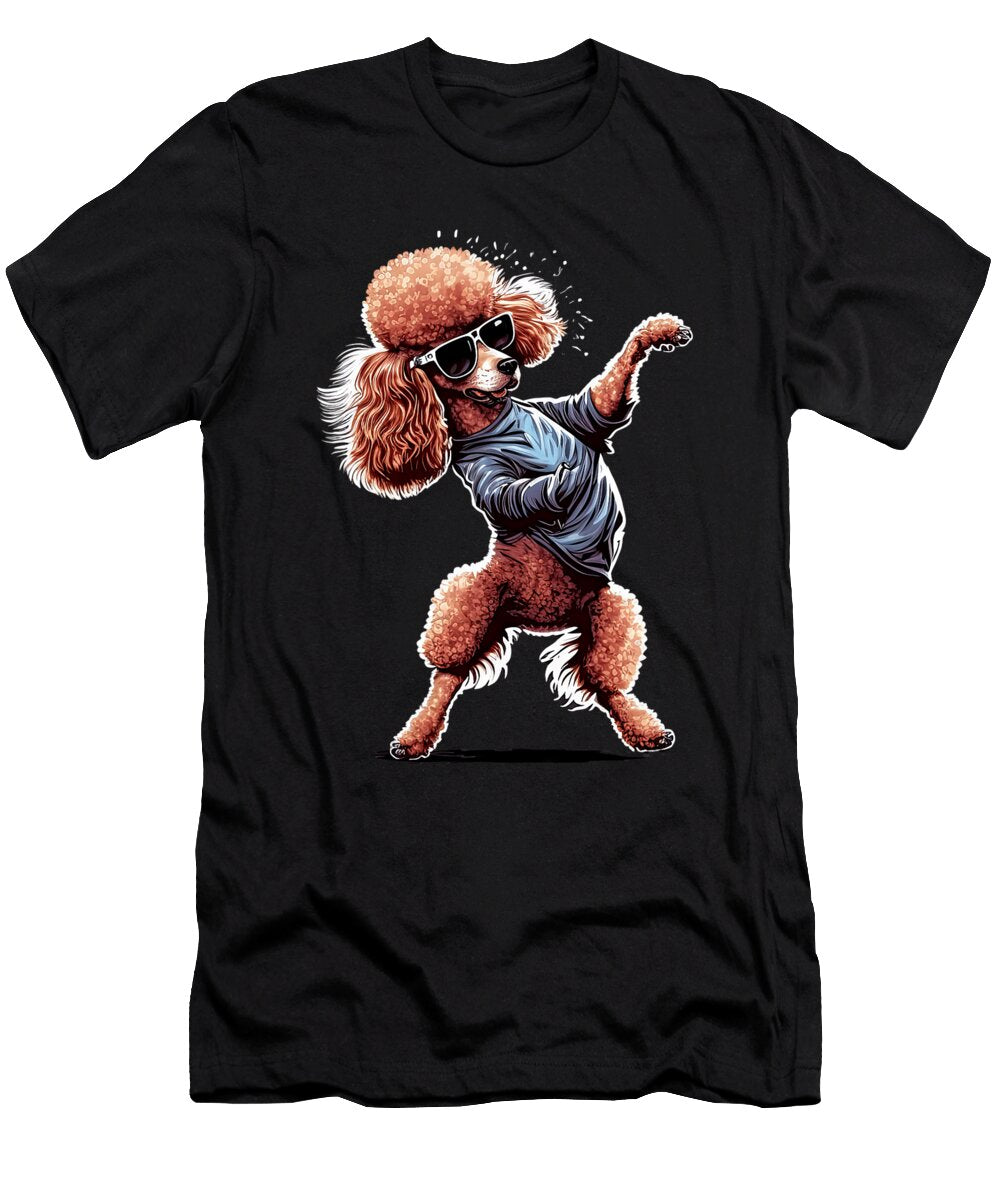 4 Funny Poodle Dog Miniature Poodle Toy Poodle Sophie Eleanor T-Shirt