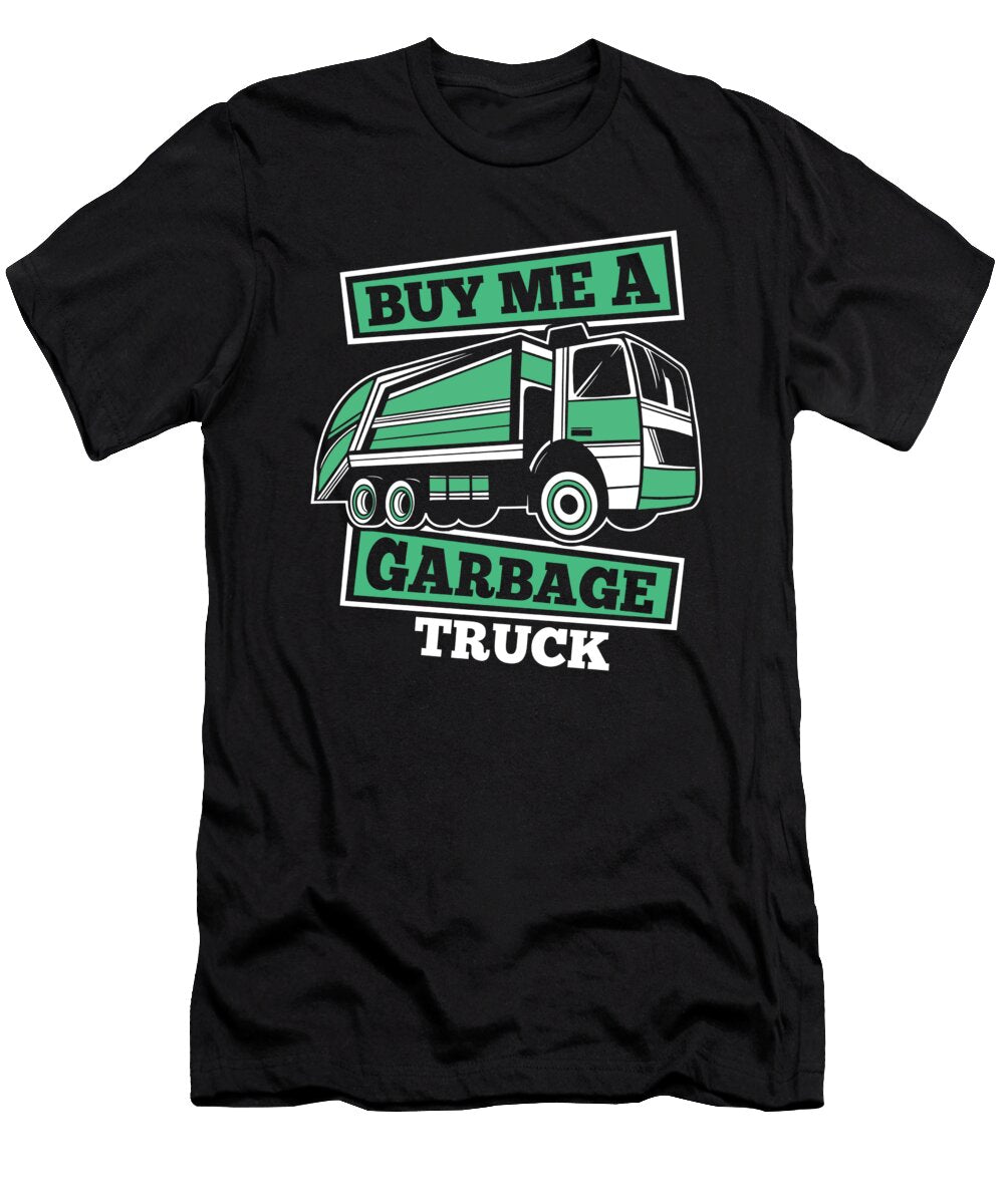 4 Funny Truck Driver Rig Trucker Trucking Garbage Truck Crazy Squirrel T-Shirt