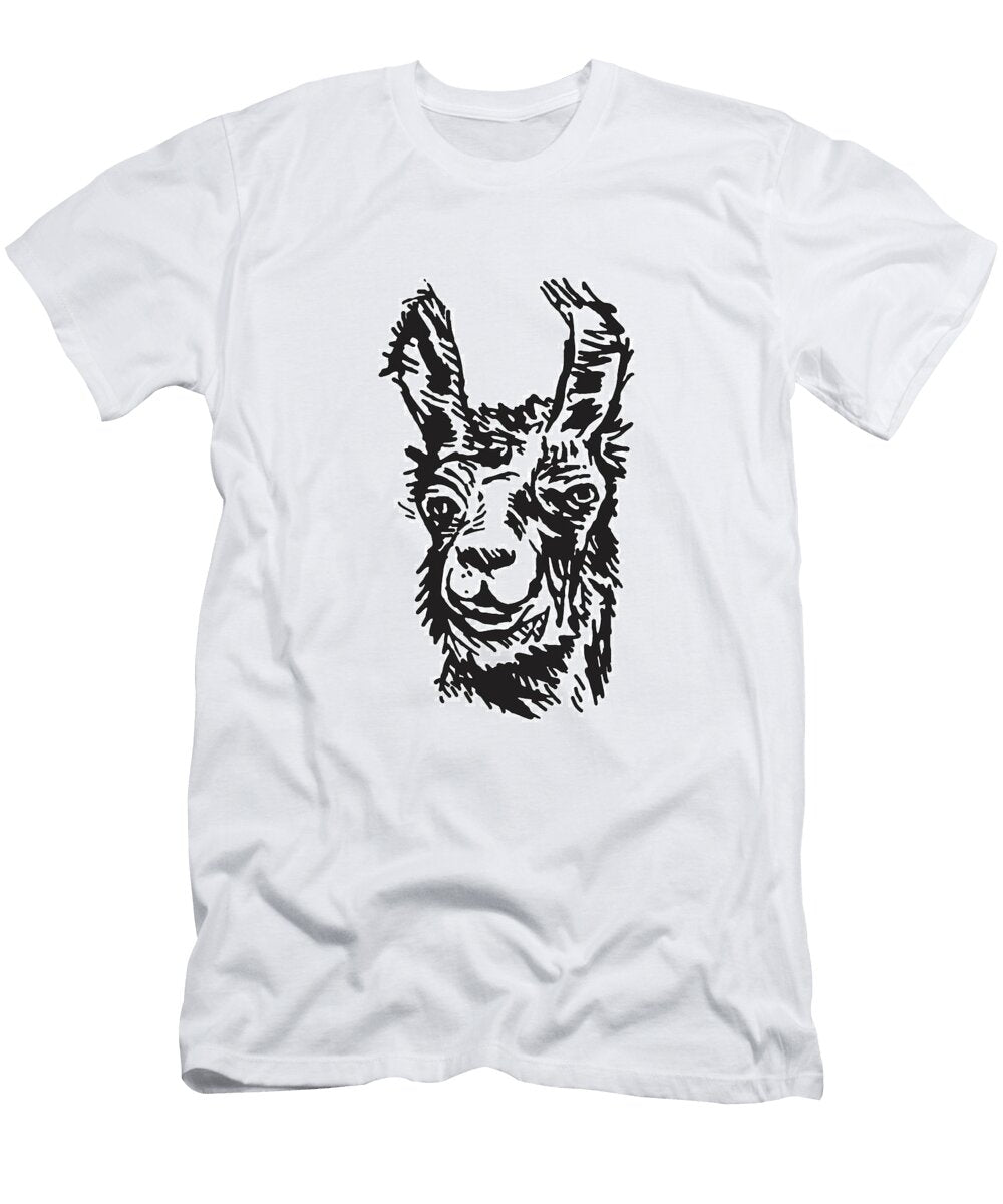 4 Head of a Llama Csa Images T-Shirt