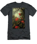 4 Hummingbird and Passionflowers Martin Johnson Heade T-Shirt