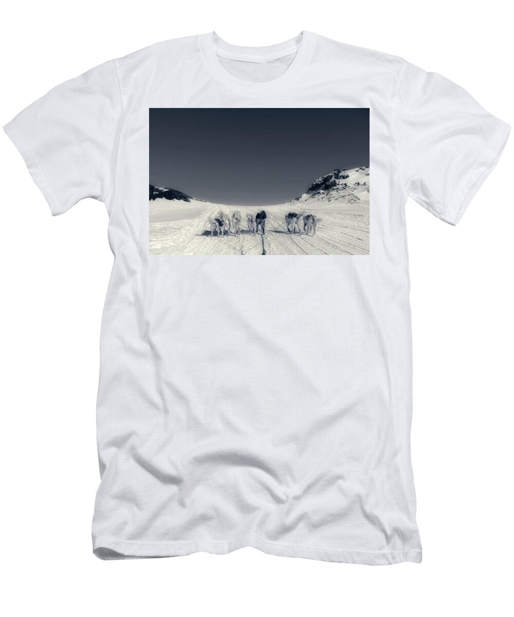 4 Huskies in Ilulissat Greenland Joana Kruse T-Shirt